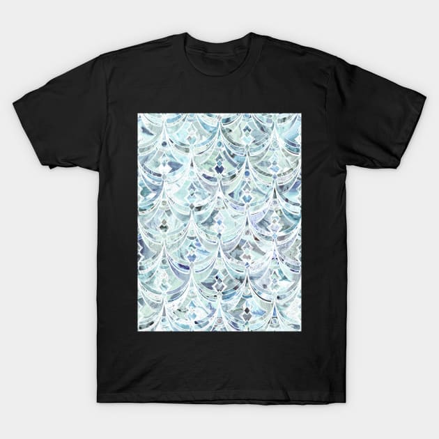 Ice and Diamonds Art Deco Pattern T-Shirt by micklyn